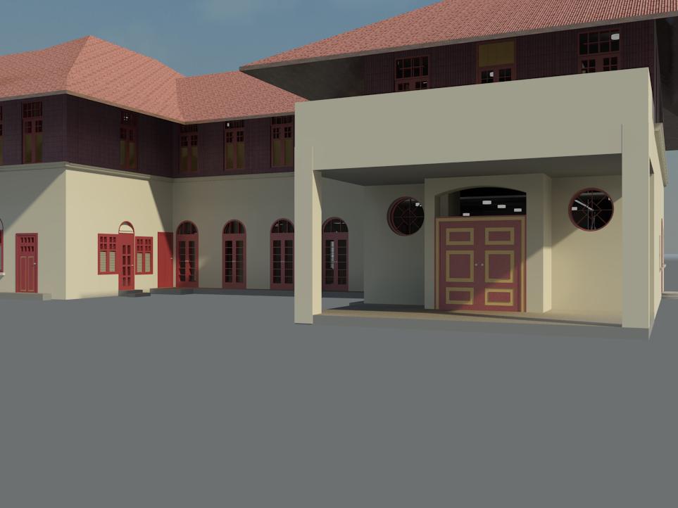 rendered view outside 6